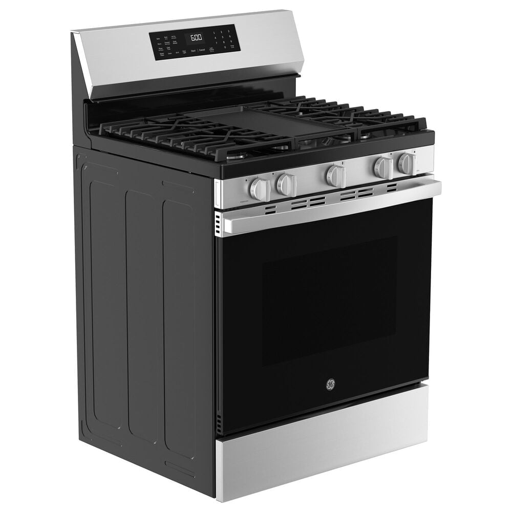 GE Appliances 30&quot; Free-Standing Gas Convection Range with No Preheat Air Fry in Stainless Steel, , large