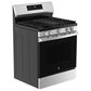 GE Appliances 30" Free-Standing Gas Convection Range with No Preheat Air Fry in Stainless Steel, , large