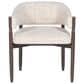 Vanguard Furniture Rendition Stocked Arm Chair with Reynolds Linen Upholstery in Peppercorn, , large