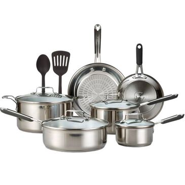 T-Fal 12-Piece Expert Pro Cookware Set in Stainless Steel, , large