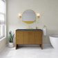 James Martin Hudson 48" Single Bathroom Vanity in Honey Oak with 3 cm Parisien Bleu Silestone Top, Rectangular Sink and FreePower Wireless Charger, , large