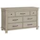 M Design Village Hampton 7-Drawer Dresser in Stone Wash, , large