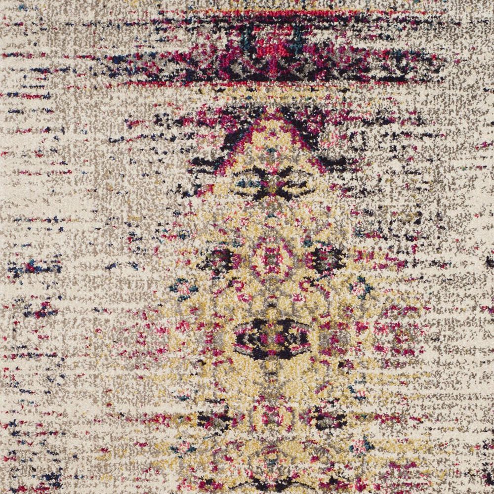 Safavieh Monaco MNC209R-5SQ 5&#39; Square Ivory/Pink Area Rug, , large