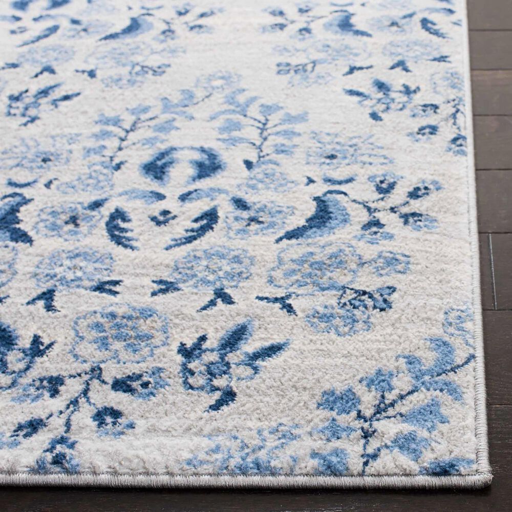 Safavieh Martha Stewart Damask 3&#39; x 5&#39; Cream and Blue Area Rug, , large