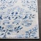 Safavieh Martha Stewart Damask 3" x 5" Cream and Blue Area Rug, , large