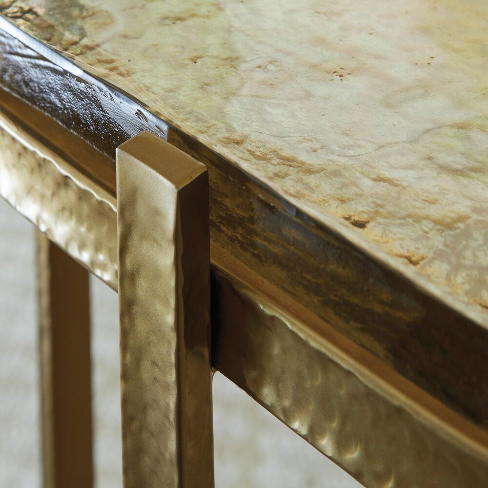Ashley Porterville Accent Table in Gold, , large