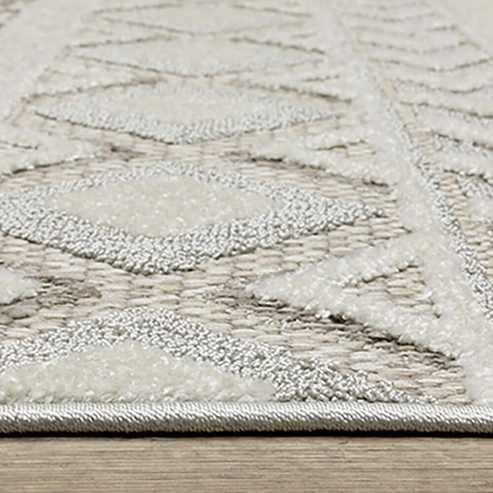 Oriental Weavers Tangier TAN06 5&#39;3&quot; x 7&#39;6&quot; Grey Area Rug, , large