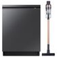 Samsung 2-Piece 24" Built-In Pocket Handle Dishwasher in Fingerprint Resistant Black Stainless Steel with Jet 60 Pet Cordless Stick Vacuum, , large