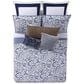 Pem America Indienne 3-Piece King Paisley Quilt Set in Navy and White, , large