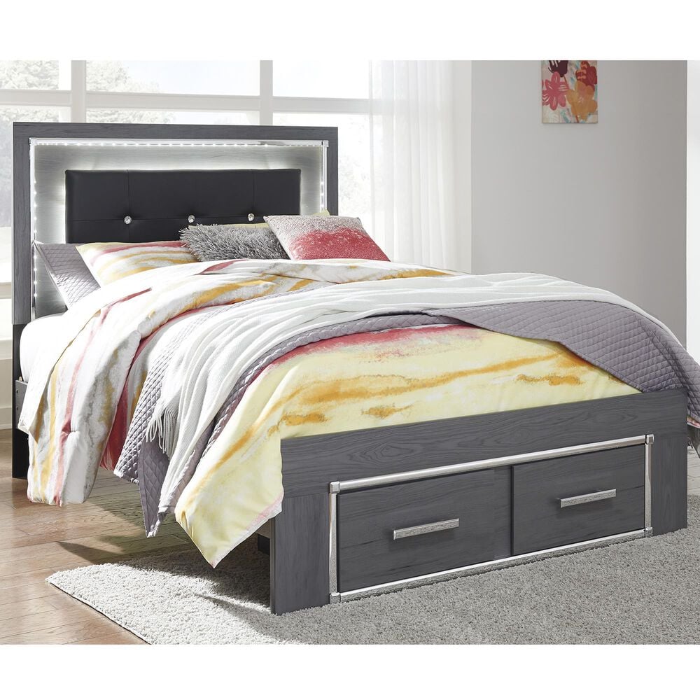 Ashley Lodanna Full Storage Bed in Gray, , large
