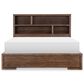 Legacy Classic Architect 3-Piece Queen Bookcase Bedroom Set in Onyx with LED Lighting, , large