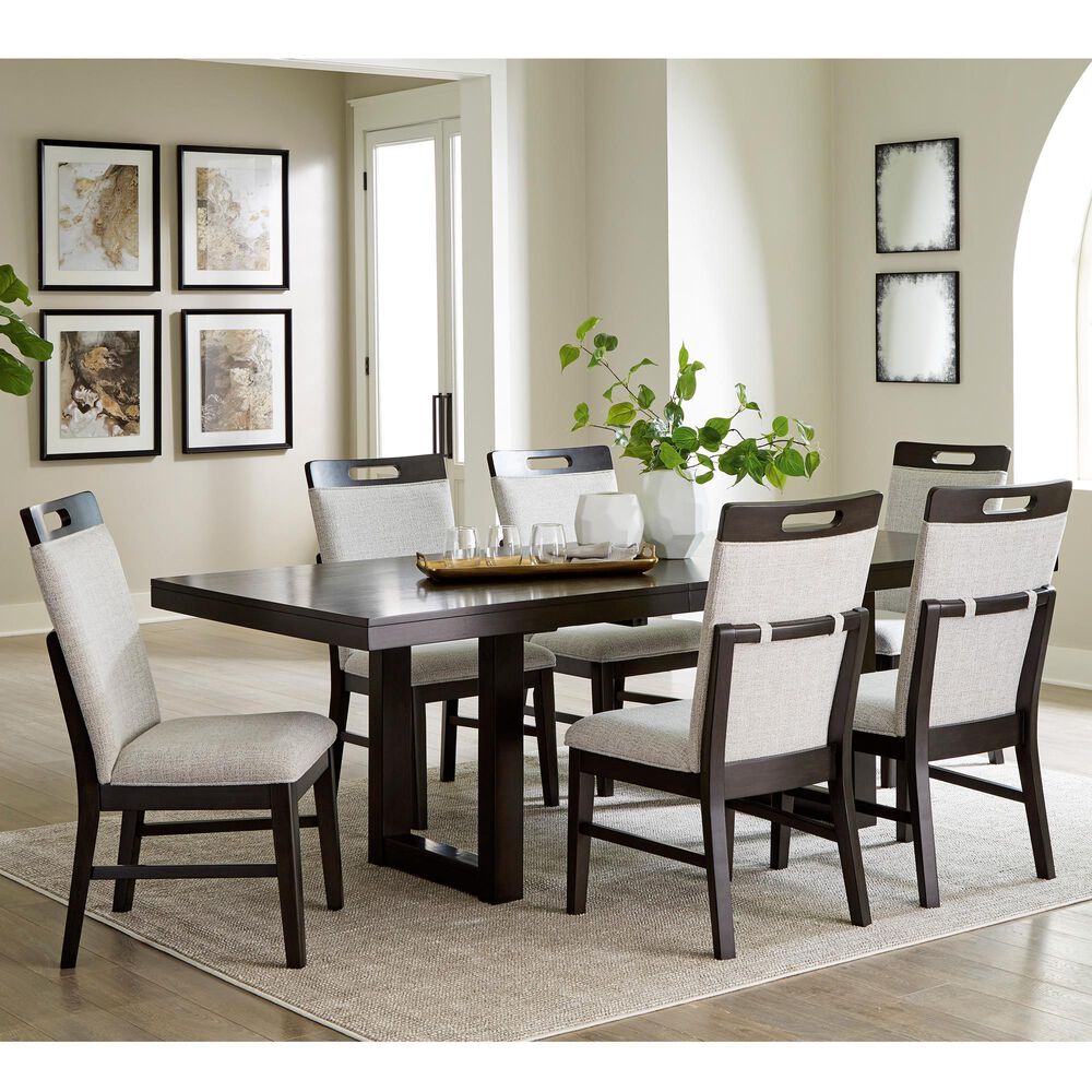 Ashley Neymorton 7-Piece Dining Set in Brown, , large