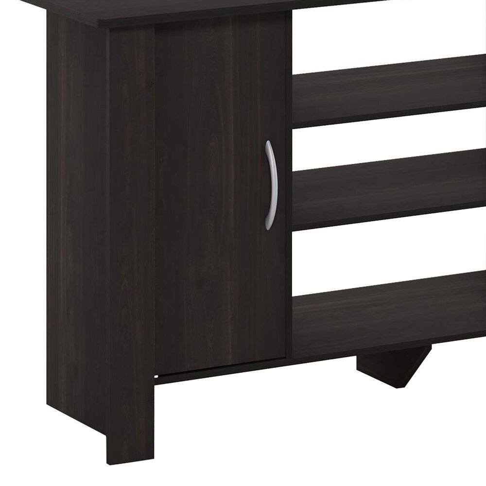 HOMLUX 42.1" Modern TV Stand Entertainment Center with 2-Door in Espresso, , large