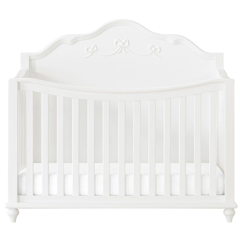 Mayberry Hill Alana Crib with Guardrails in White, , large