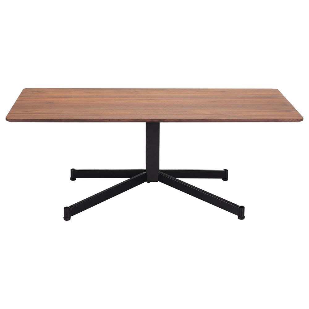 Zuo Modern Mazzy Coffee Table in Brown/Matte Black, , large