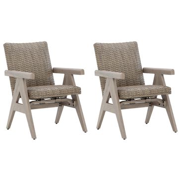 Ashley Cliff Trails Rocking Arm Chair in Beige (Set of 2), , large