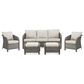 Sunwell Garden 5-Piece Patio Conversational Set in Beige, , large