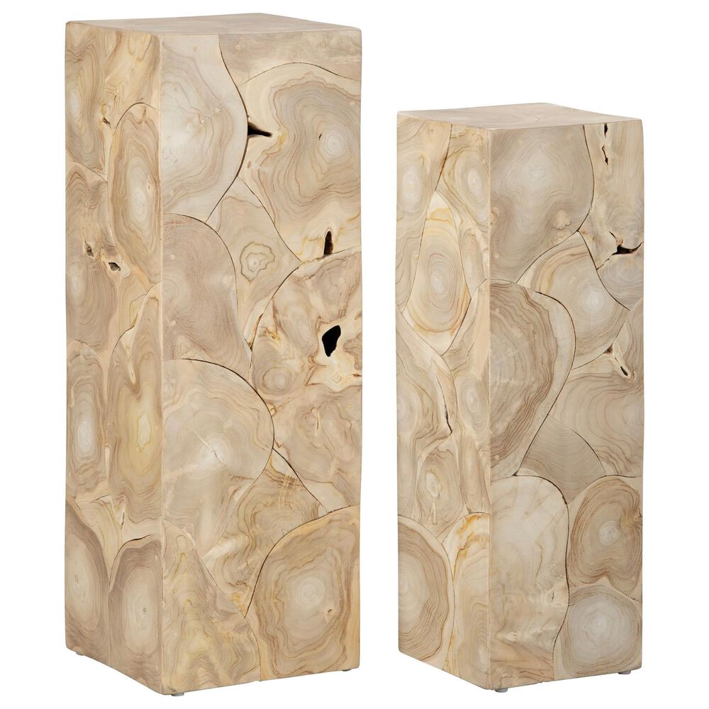 Slatehouse Jackson 2-Piece Pedestal Set in Natural, , large