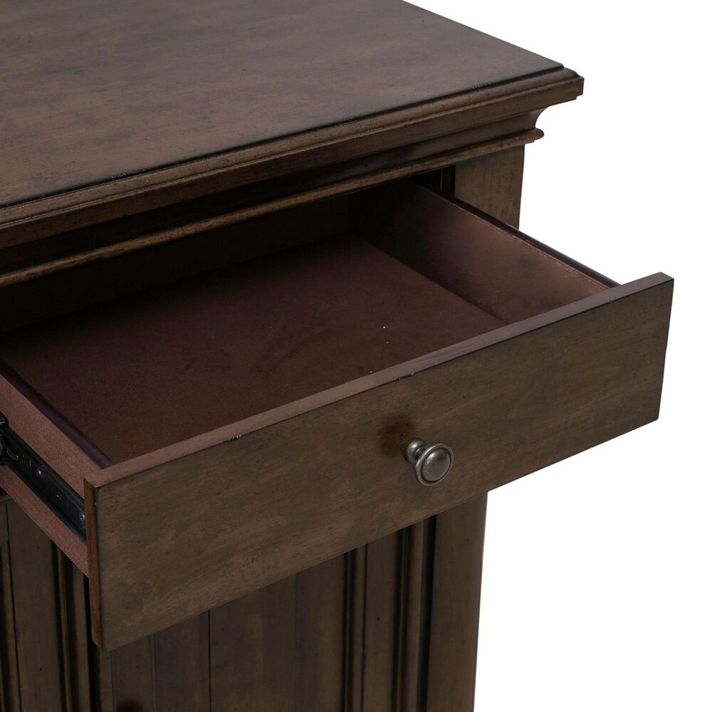 Belle Furnishings Buffet and Hutch in Dark Brown, , large