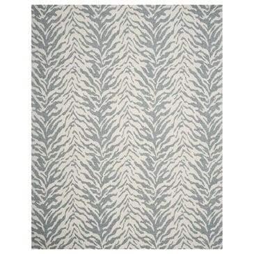 Safavieh Marbella MRB632C 8" x 10" Blue and Ivory Area Rug, , large