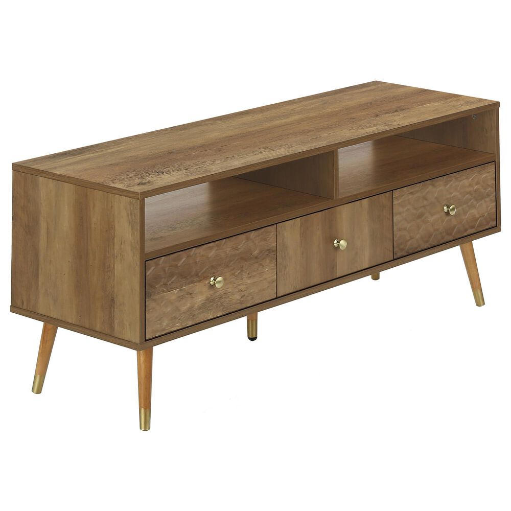 Monarch Specialties 47" TV Stand in Walnut, , large