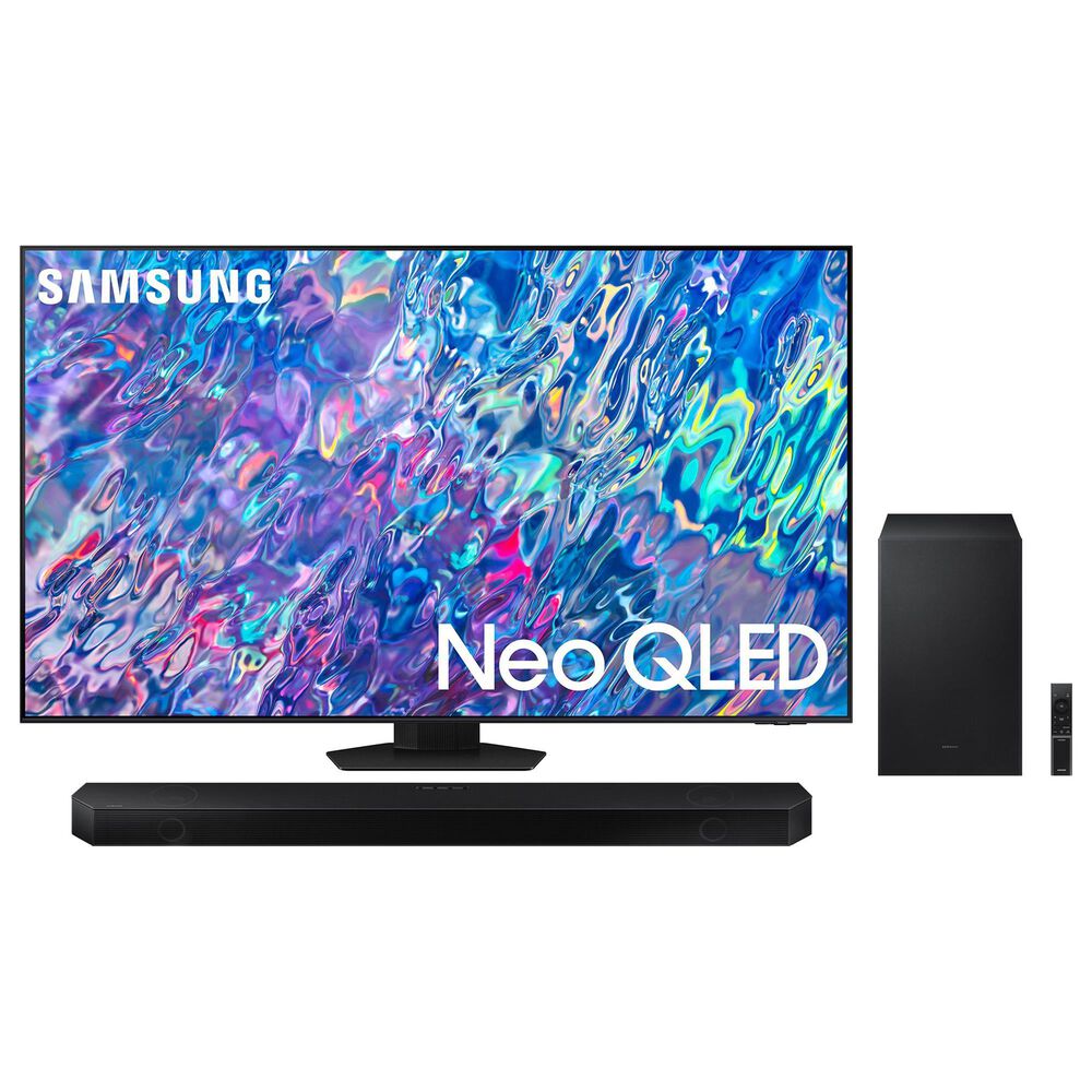Samsung 55" Class QN85B Neo QLED 4K UHD HDR - Smart TV with 3.1.2 Channel Soundbar, , large