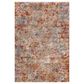 Surya Mirabel 6"7" Round Peach, Orange, Cream, Brown, Saffron and Denim Area Rug, , large