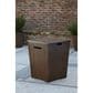 Ashley Rodeway South Square Fire Pit in Brown, , large