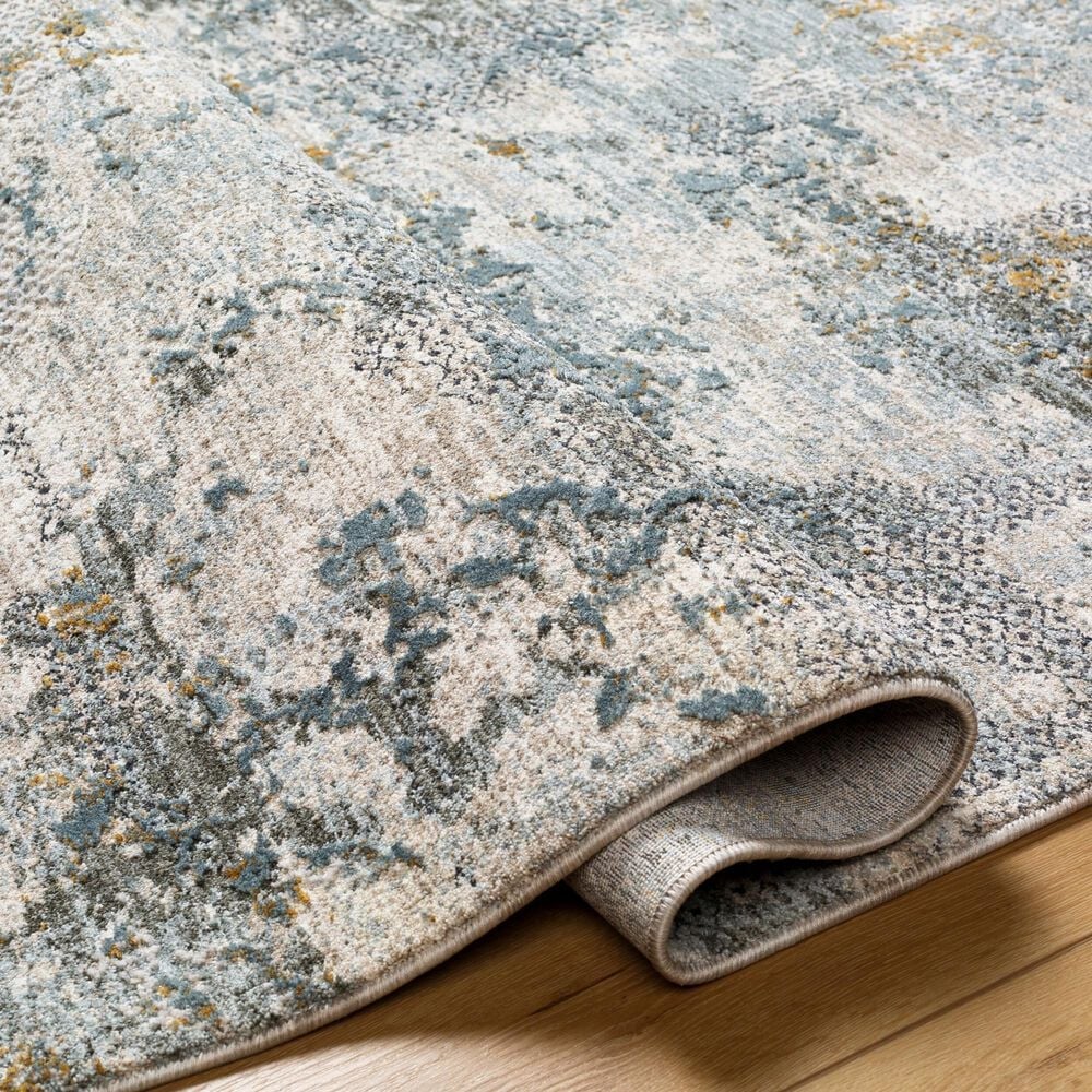 Surya Dresden Dusty Sage, Taupe, Off-White, Deep Teal, Ink Blue, Light Gray and Mustard 10&#39; x 13&#39;11&quot; Area Rug, , large
