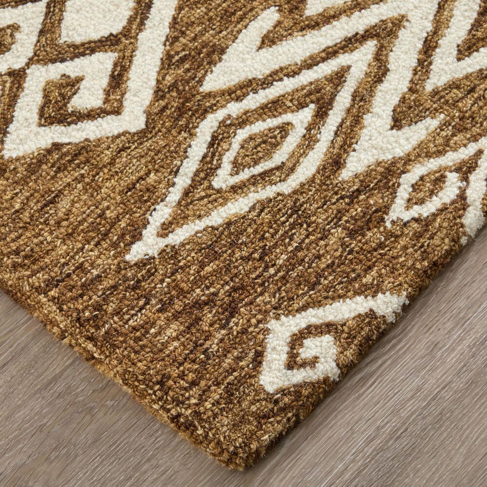 Feizy Wallace WAL8A43F Brown 12&#39; x 15&#39; Area Rug, , large