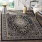 Safavieh Lyndhurst 9" x 12" Anthracite and Teal Area Rug, , large