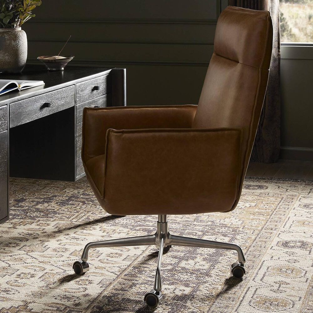 Four Hands Lionel Desk Chair in Chaps Saddle, , large