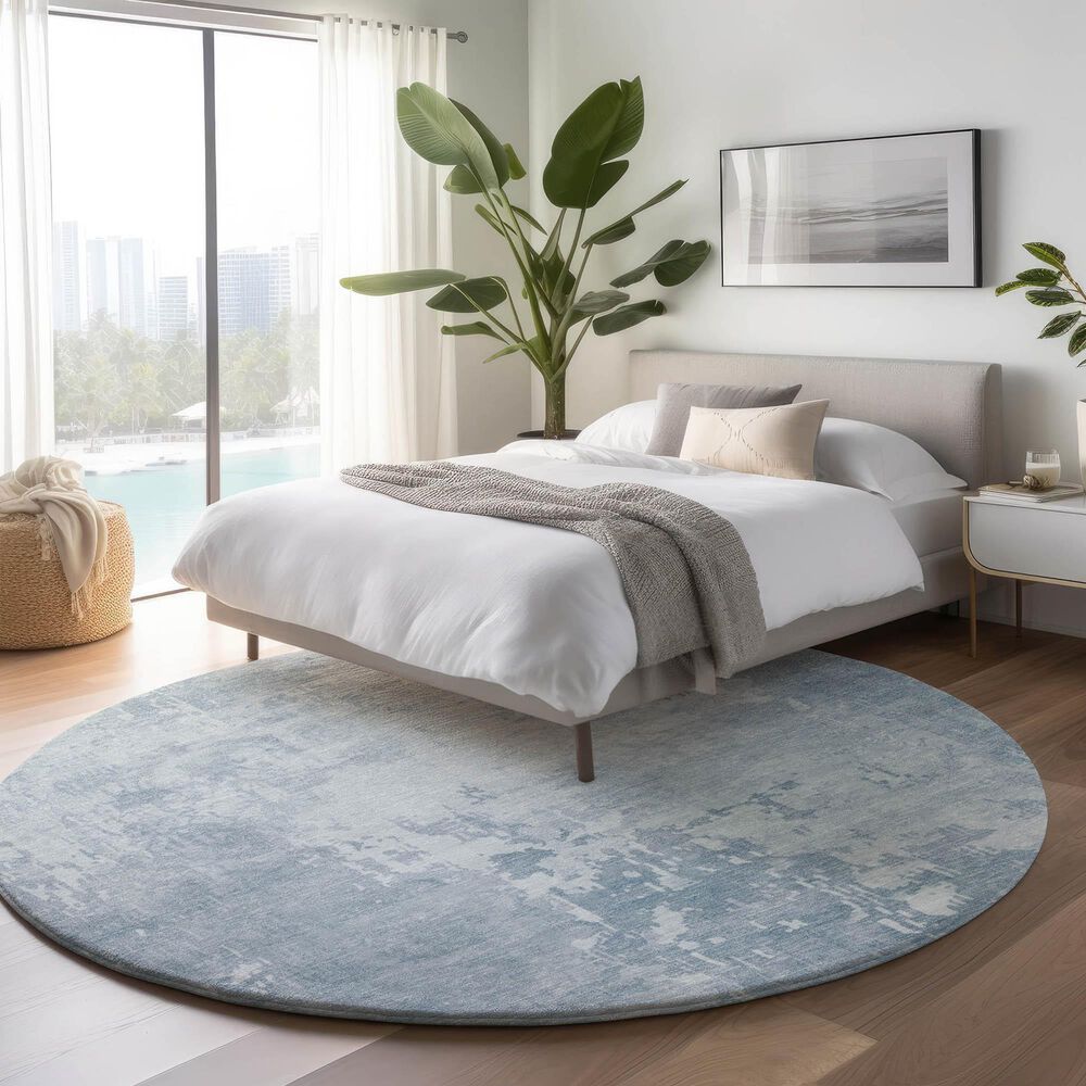 Dalyn Rug Company Pacifica PA11 8&#39; Round Sky Area Rug, , large