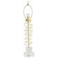Maple and Jade Overlapping Ring Table Lamp in Gold and Clear, , large