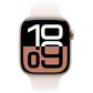 Apple Watch Series 10 GPS + Cellular 46mm Rose Gold Aluminum Case with Light Blush Sport Band - S/M, , large