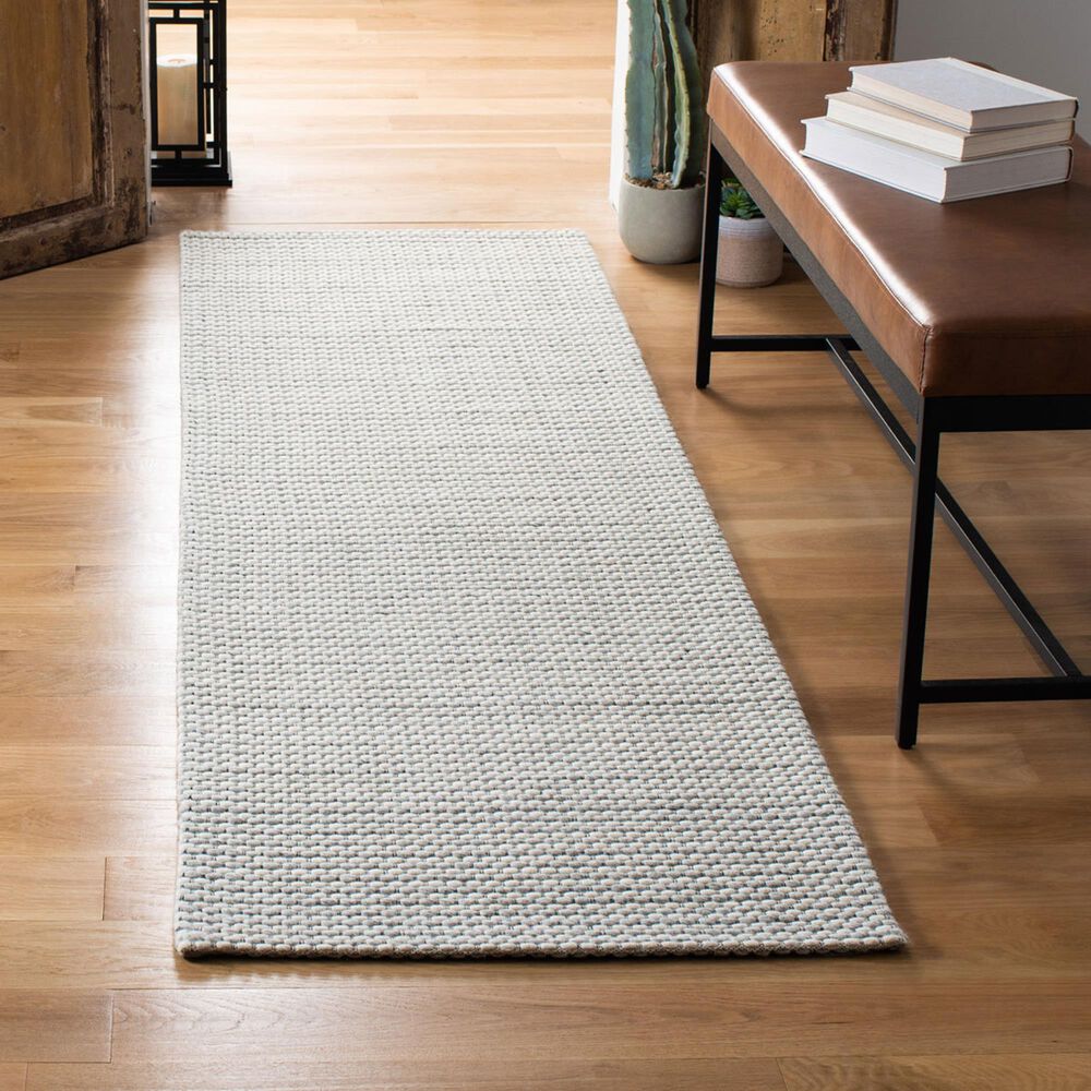 Safavieh Natura NAT801G 2&#39;3&quot; x 14&#39; Silver and Ivory Runner, , large