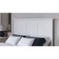 Urban Home Grace Full Three Panel Bed in Snowfall White, , large