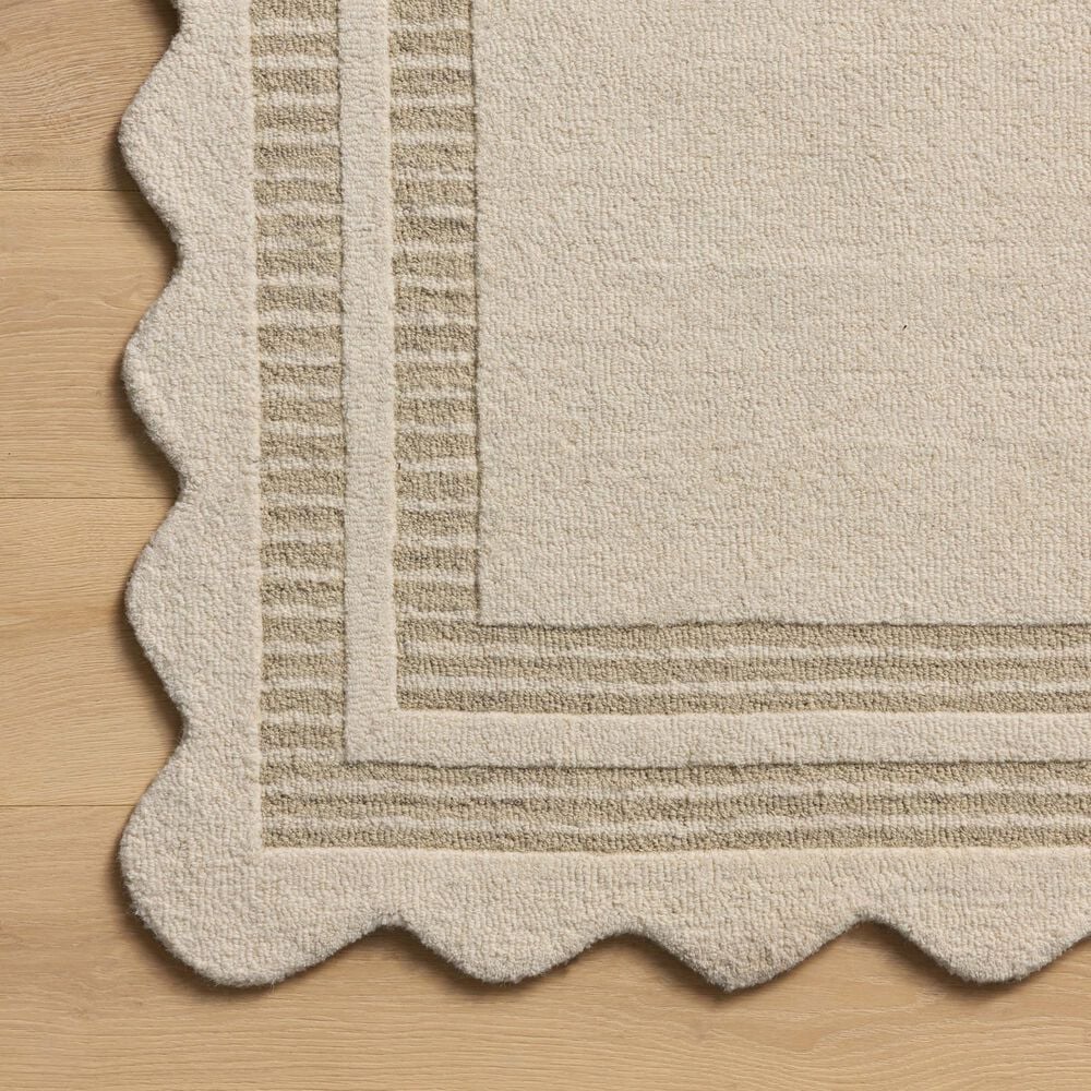 Loloi II Scottie 3&#39; x 7&#39;6&quot; Ivory and Grey Area Rug, , large