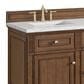James Martin Vanities Lorelai 60" Double Vanity in Mid-Century Walnut with 3 cm Ethereal Noctis Quartz Top, , large