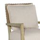 Hooker Furniture Surfrider Woven Back Arm Chair with Beige Cushion in Driftwood (Set of 2), , large