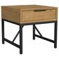 Hawthorne Furniture Newport End Table in Natural Oak, , large