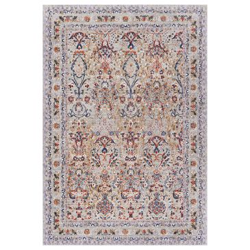 Surya Infinity 5"3" x 7"3" Rust, Dark Blue, Camel, Gray and Cream Area Rug, , large