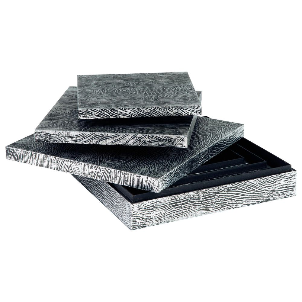 Ashley Keldy 3-Piece Box Set in Antique Pewter, , large