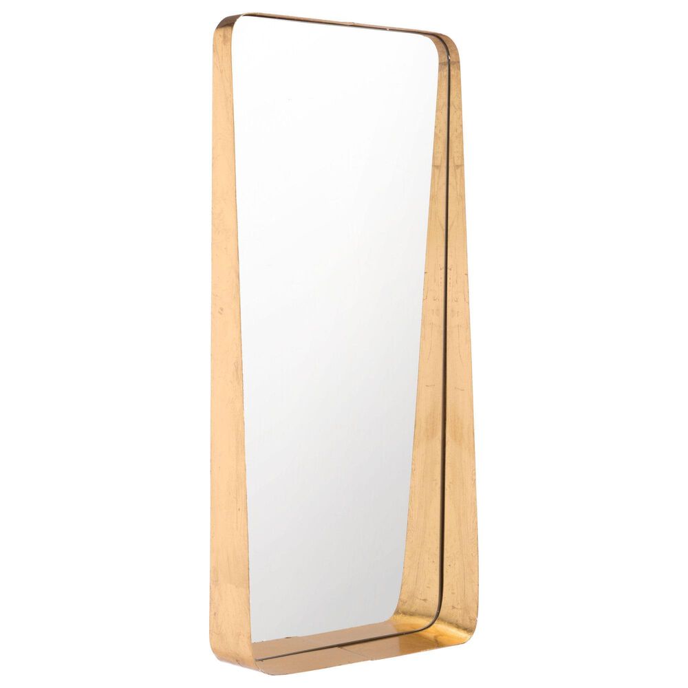 Zuo Modern Tall Mirror in Gold, , large