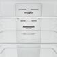 Whirlpool 12.9 Cu. Ft. Counter-Depth Wide Bottom-Freezer Refrigerator in White, , large