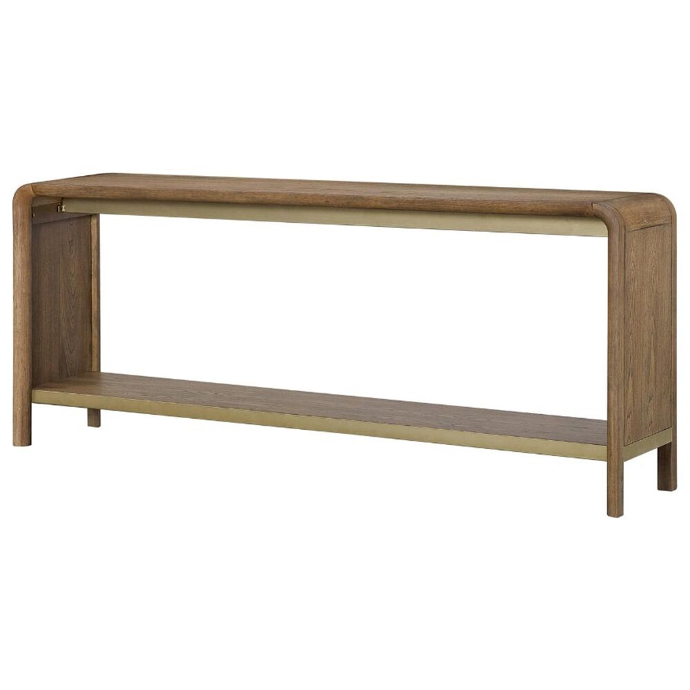 Bernards Furniture Elure Waterfall Console Table in Latte, , large
