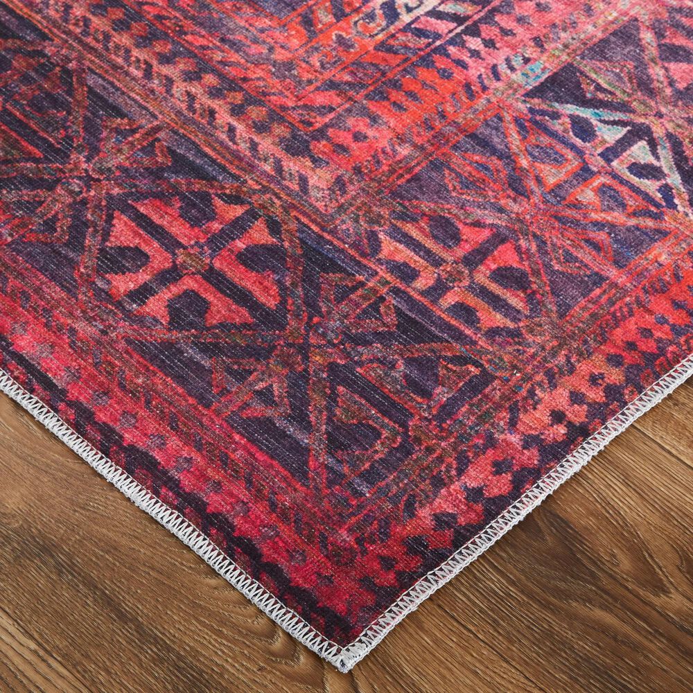 Feizy Voss 5&#39;3&quot; x 7&#39;6&quot; Pink and Multicolor Area Rug, , large