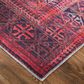 Feizy Voss 5"3" x 7"6" Pink and Multicolor Area Rug, , large