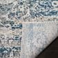 Safavieh Aria ARA156B 2" x 8" Blue and Creme Runner, , large