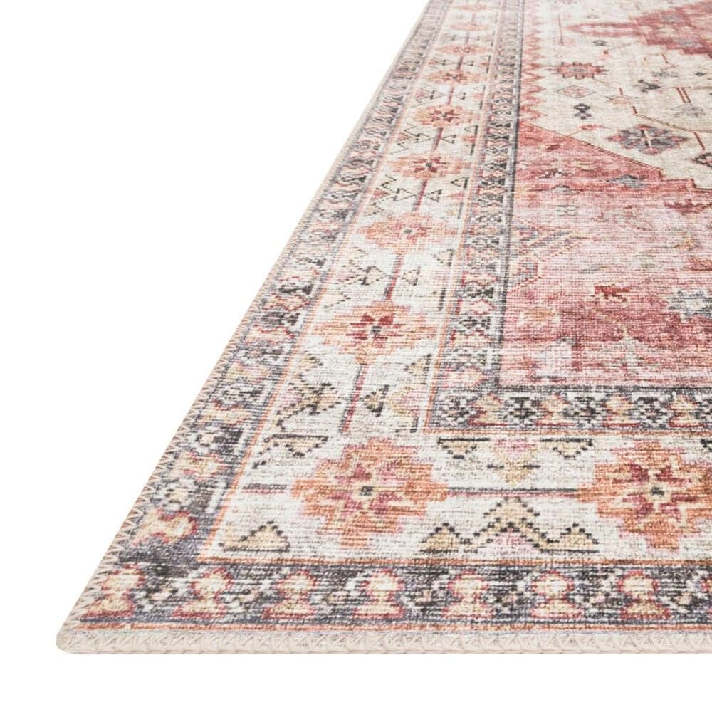 Loloi II Skye SKY-02 7&#39;6&quot; x 9&#39;6&quot; Ivory and Berry Area Rug, , large